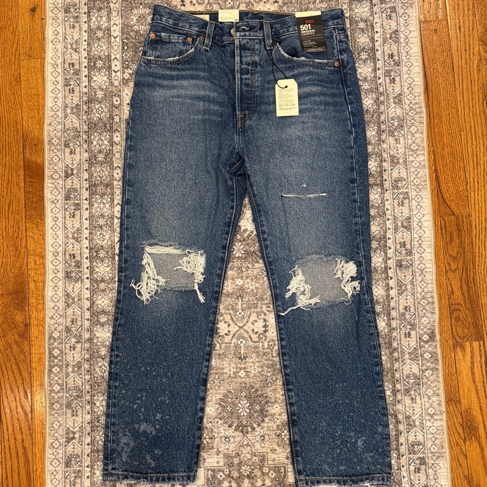 Levi's 501 Original Cropped Jeans